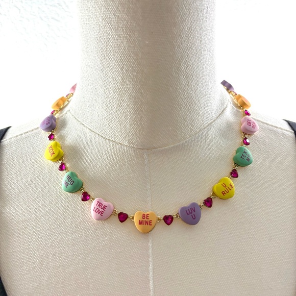 BETSEY JOHNSON Candy Heart Necklace 💖✨ - Picture 4 of 13
